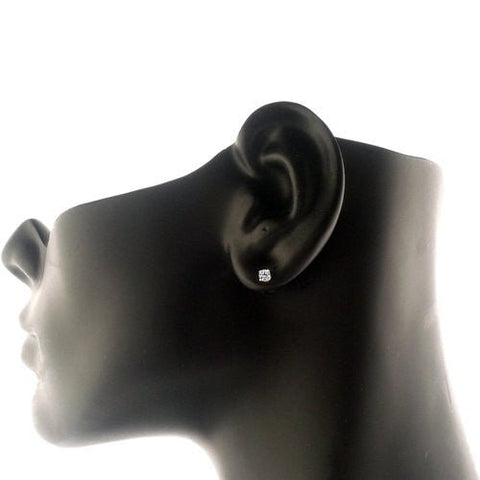 14k White Gold Round Diamond Stud Earrings (0.25 cttw E-F Color, SI2 Clarity)