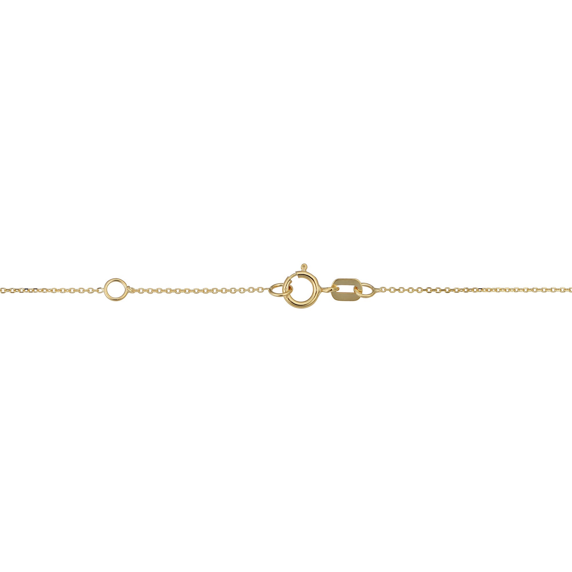 14k Yellow Gold Butterfly And Bead Adjustable Baby Bracelet, 6.5" - JewelryAffairs