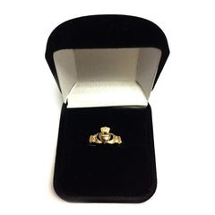 14k Yellow Gold Claddagh Ring