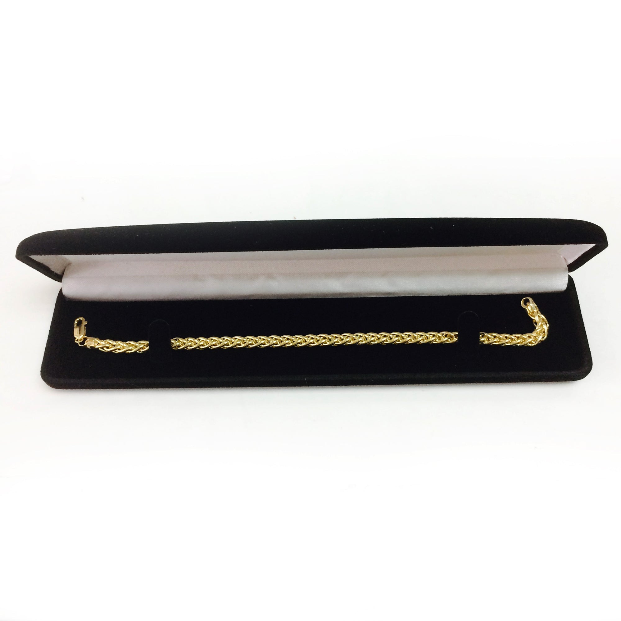 14K Yellow Gold Filled Round Franco Chain Bracelet, 6.0mm, 8.5" - JewelryAffairs