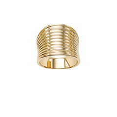 14K Yellow Gold Womens Band Ring