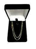 10k Yellow Gold Mariner Link Chain Necklace, 1.7mm