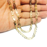 10k Yellow Gold Mariner Link Chain Necklace, 5.5mm