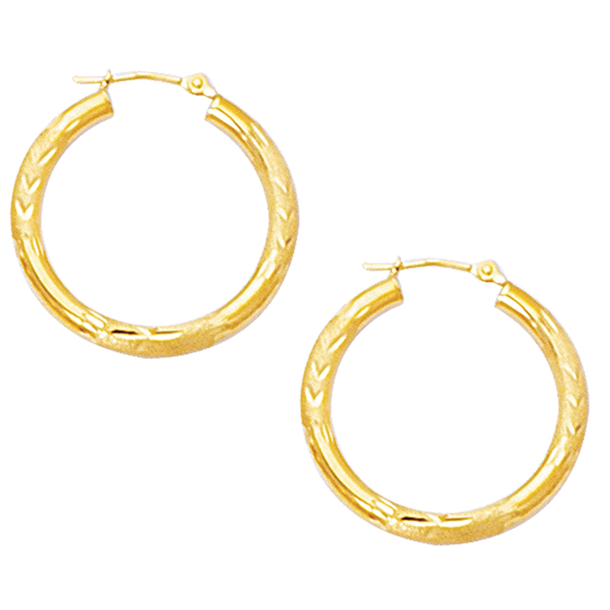 Boucles d'oreilles créoles rondes en or jaune 10 carats, diamètre 25 mm, bijoux de créateur fins pour hommes et femmes