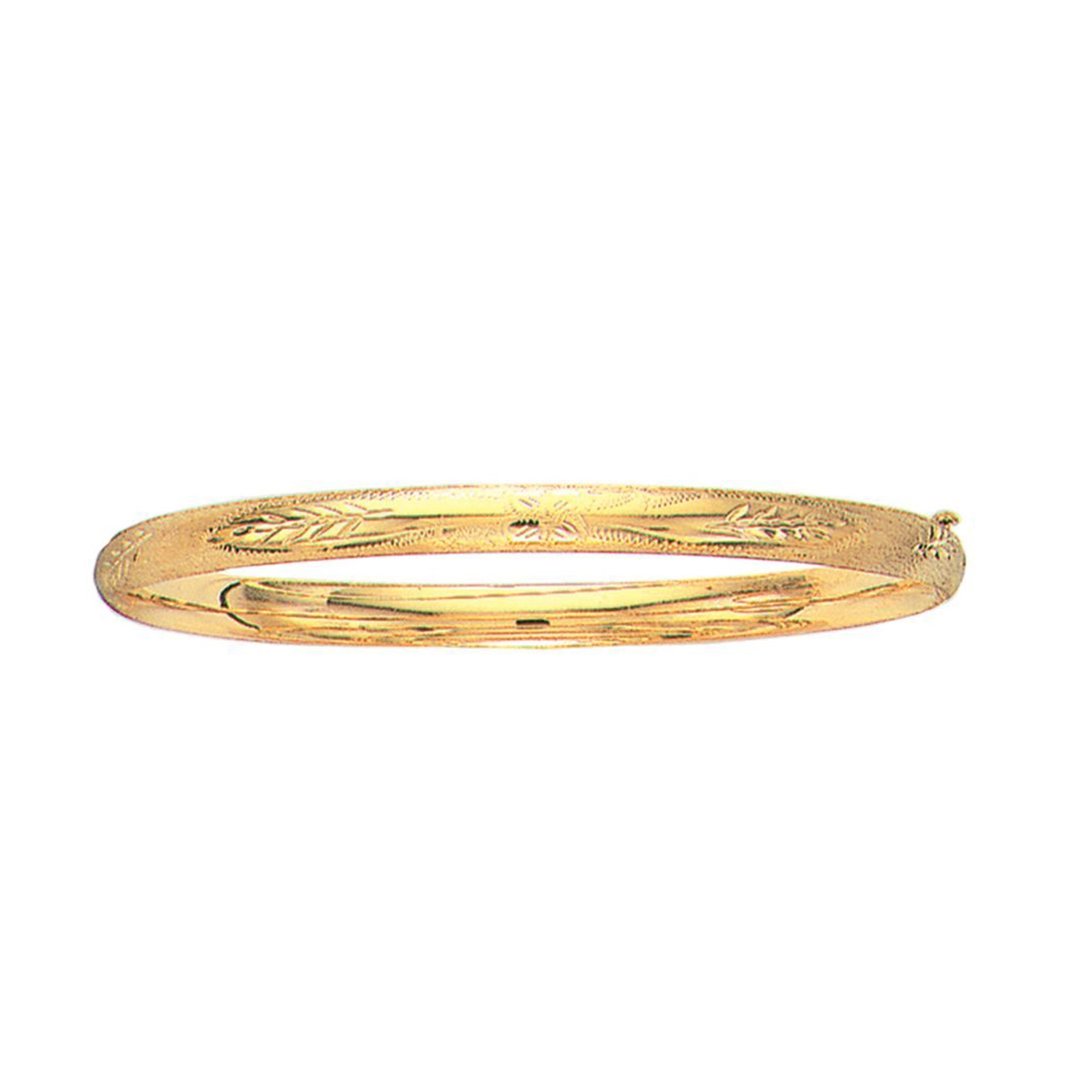 10k gul guld højpoleret kuppel florentinsk armbånd, 7" fine designersmykker til mænd og kvinder