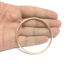 10k gul guld højpoleret kuppel florentinsk armbånd, 7" fine designersmykker til mænd og kvinder