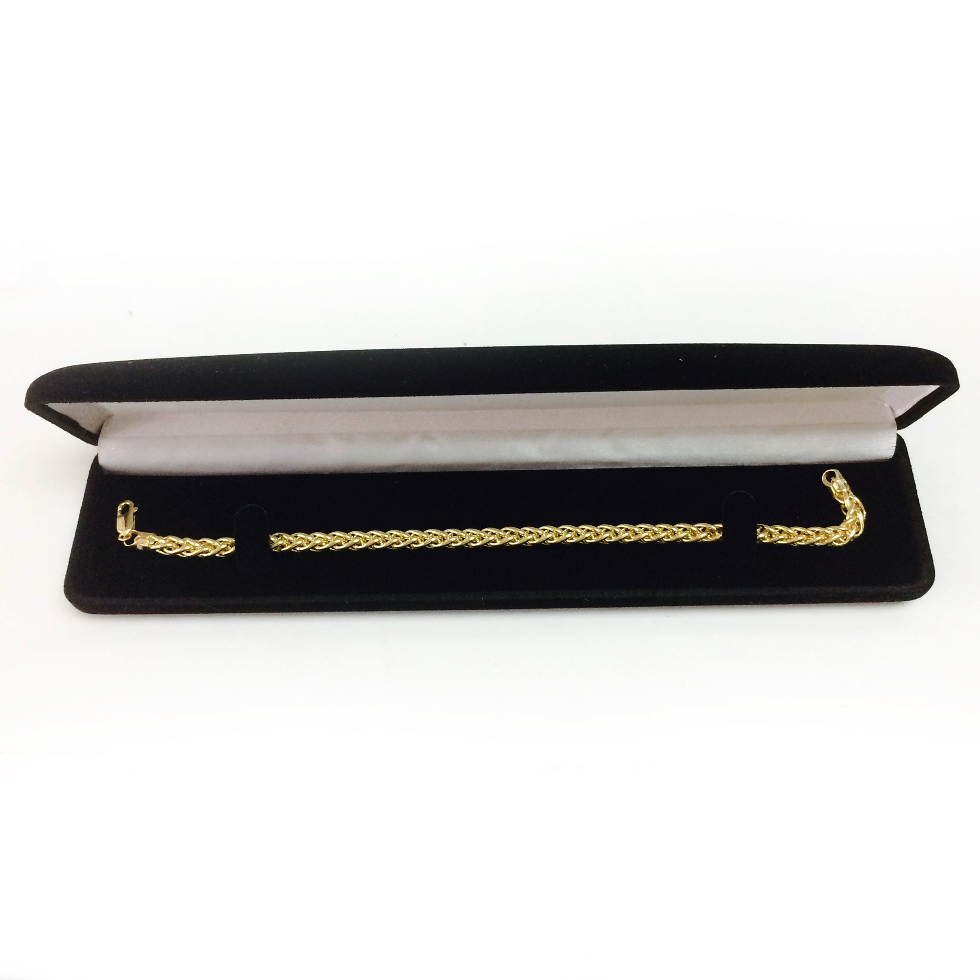 14K Yellow Gold Filled Round Franco Chain Bracelet, 6.0mm, 8.5"