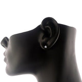 14k White Gold Round Diamond Stud Martini Earrings (0.25 cttw F-G Color, SI2 Clarity) - JewelryAffairs
 - 4