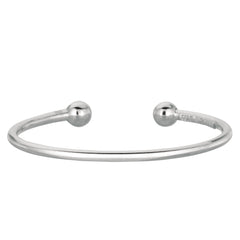 Baby Cuff Bangle In Sterling Silver - 5.5 Inch fine designer jewelry for men and women