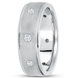 0.40ctw Diamond 14K Gold  Wedding Band (7mm) - (F - G Color, SI2 Clarity) - JewelryAffairs
