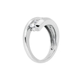 14K Gold Bezel Set Diamond Journey Ring (0.31 ctw)