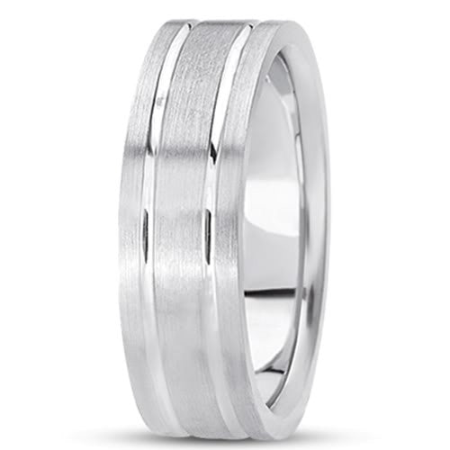 14K Gold Mens Fancy Wedding Band (7mm) fine designer jewelry for men and women