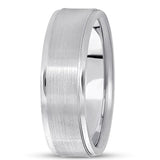 14K Gold Mens Fancy Wedding Band (7mm) - JewelryAffairs
