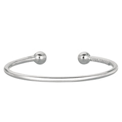 Baby Cuff Bangle In Sterling Silver - 5.5 Inch