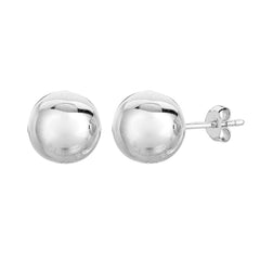 Sterling Silver Ball Stud Earrings fine designer jewelry for men and women