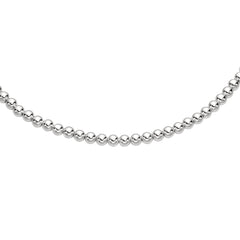 Bracelet pour femme en perles d'argent sterling, bijoux de créateur fins de 8,5 pouces pour hommes et femmes