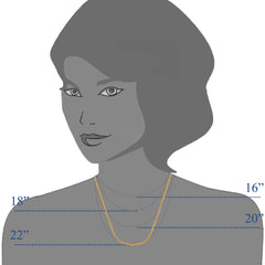 14 k gul guld justerbar rebkæde halskæde, 1,0 mm, 22" fine designersmykker til mænd og kvinder
