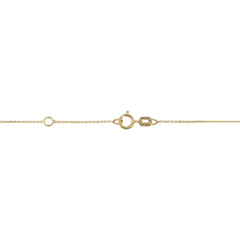 14k Yellow Gold Butterfly And Bead Adjustable Baby Bracelet, 6.5" fine designer jewelry for men and women