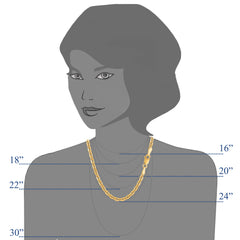 Collier de chaîne à maillons de câble en or jaune 14 carats, bijoux de créateur fins de 4,0 mm pour hommes et femmes