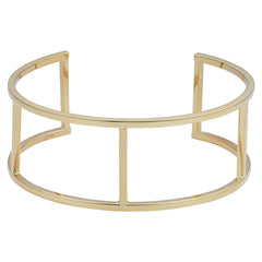 14k Yellow Gold Bar Women's Cuff Bracelet, 7.5" fine designer jewelry for men and women