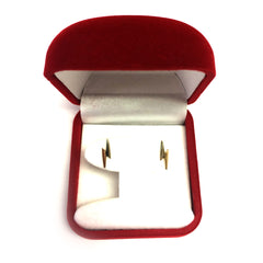 14 k gul guld belysning fed stud øreringe fine designer smykker til mænd og kvinder