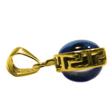 Sterling Silver 18 Karat Gold Overlay Plated Evil Eye Pendant