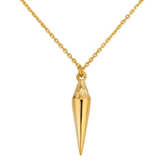 14K Yellow Gold Hypnosis Pendulum Pendant Necklace, 18"