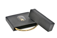 Intuitions Stainless Steel BELIEVE Diamond Accent Cuff Bangle Bracelet