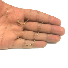 14K Yellow Gold Mini Arrow Pendant Necklace, 16" To 18" Adjustable