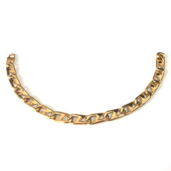 14k Yellow Gold Oval Mariner Link Mens Bracelet, 8.5" fine designer jewelry for men and women