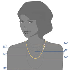Collana a catena di grano rotonda in oro giallo 14k, gioielli di design pregiati da 1,2 mm per uomini e donne