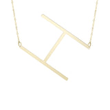 14k Yellow Gold Initial Letter Pendant Necklace, 18"