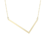 14k Yellow Gold Initial Letter Pendant Necklace, 18"