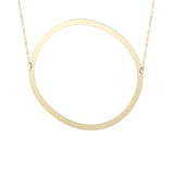 14k Yellow Gold Initial Letter Pendant Necklace, 18"