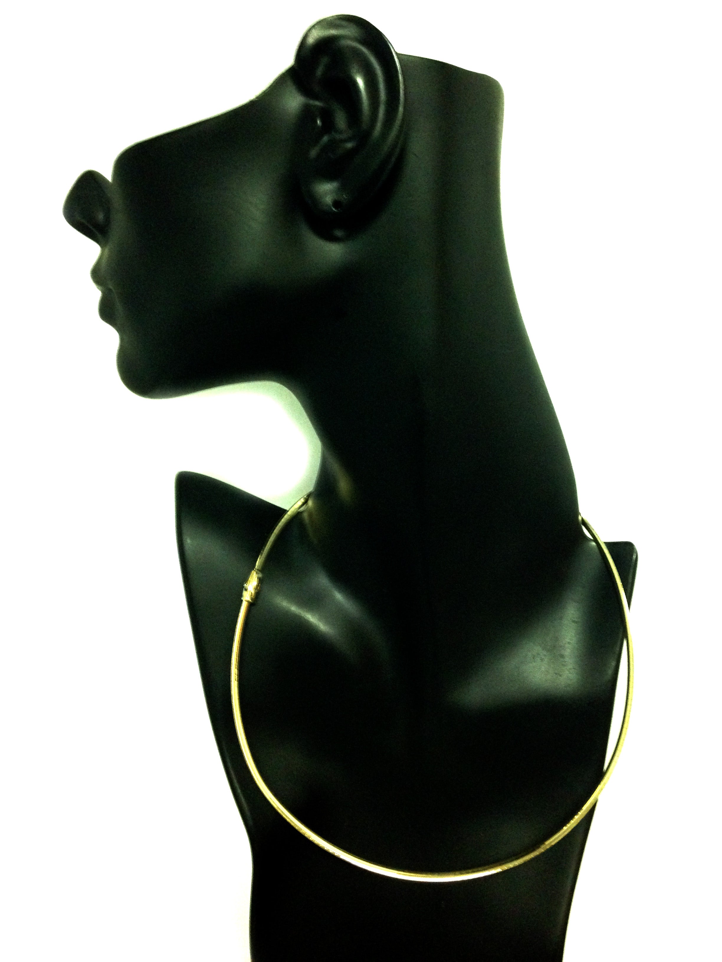 Tvåfärgat vändbart Omega-halsband i 14 k gult guld och sterling silver, 3 mm fina designersmycken för män och kvinnor