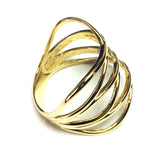 14k Yellow Gold Triple X Fashion Ring