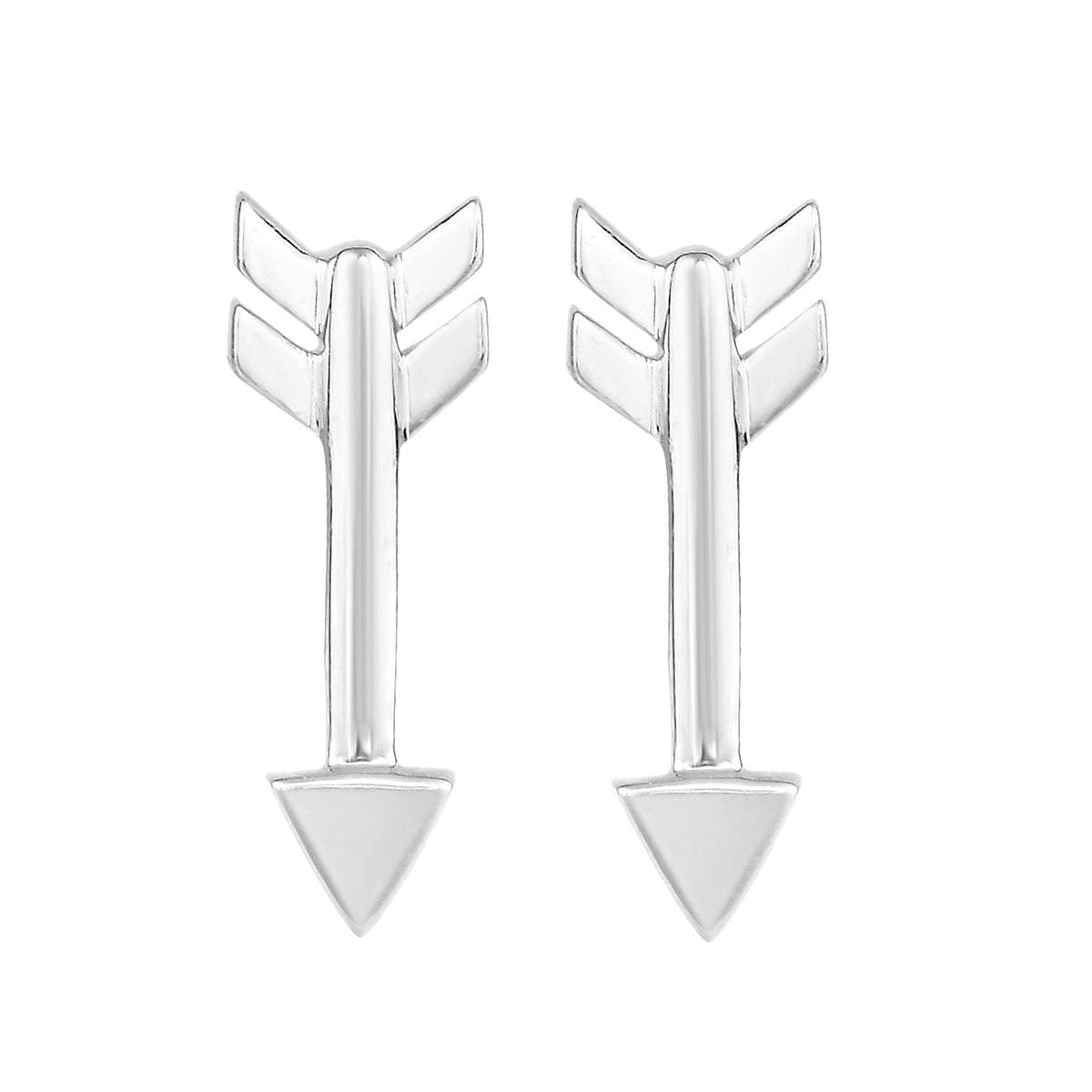 Sterling Silver Arrow Style Stud Earrings