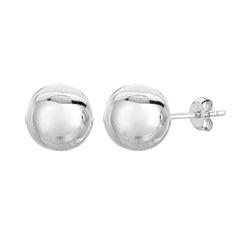 Sterling Silver Ball Stud Earrings